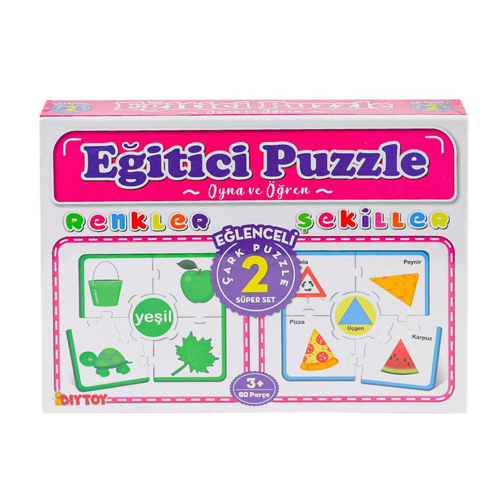 7194 Çark Puzzle Renkler Şekiller -Dıytoy - Toyz Show - 