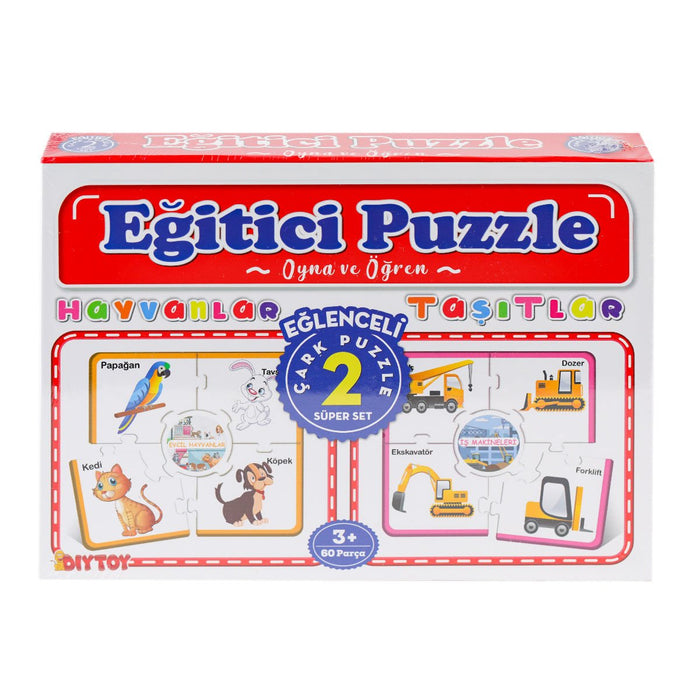 7196 ÇARK PUZZLE HAYVANLAR - Toyz Show - 