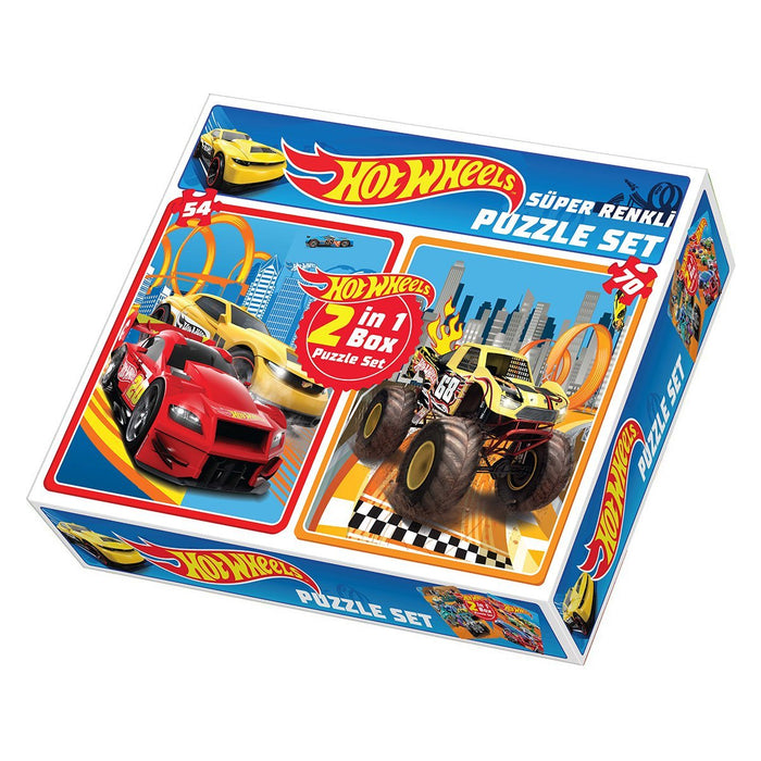1535 HOT WHEELS  2İN1 PUZZLE - Toyz Show - 