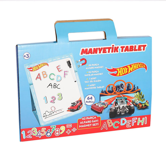 2236 HOT WHEELS MANYETİK TABLET 62 PARÇA MANYETİKLİ - Toyz Show - 