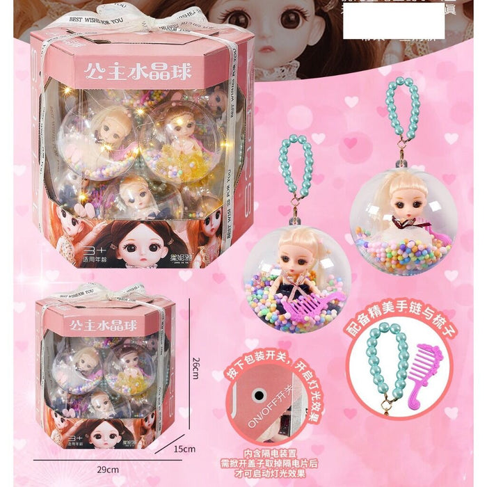 DY6887-A Işıklı Küre içinde Mini Bebek - Toyz Show - 