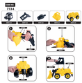 7134 Dev Dozer -Dolu Oyuncak - görsel 3