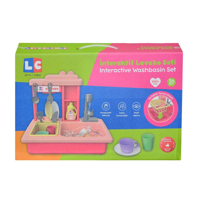 LC-30916 Let's be Child - Pilli İnteraktif Lavabo Seti 21 Parça - Toyz Show - 