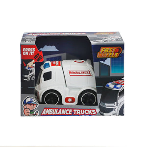 ER-247 Fast Wheels Ambulans Kamyonu -Erdem Oyuncak - Toyz Show