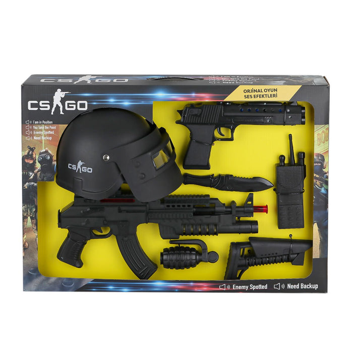 ER-120M CS Go Kask ve Silah Oyun Seti -Erdem Oyuncak - Toyz Show - 