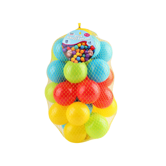 ER-7028 HAVUZ TOPU 7CM 28Lİ FİLE - Toyz Show - 