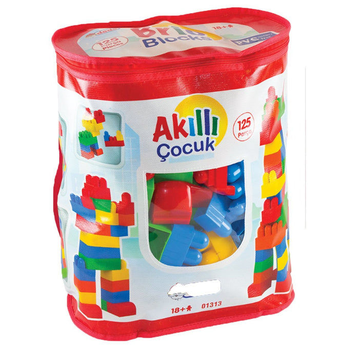 01313 Akıllı Çocuk Blokları 125 Parça - Toyz Show - 