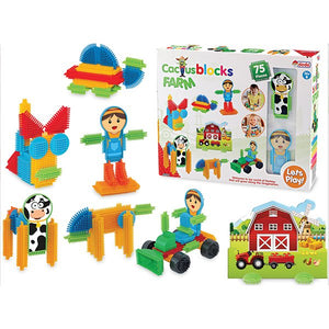 03312 KAKTÜS BLOKLAR ÇİFTLİK 75PCS - Toyz Show