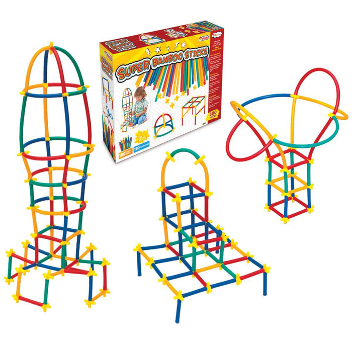 03462 Dede, Süper Bambu Çubuklar - 300 Parça / +3 yaş - Toyz Show - 