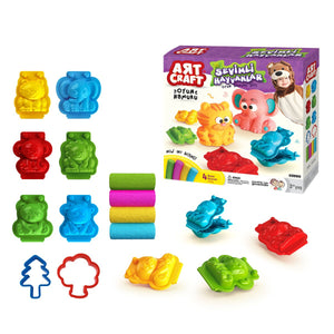 03550 3D HAYVANLAR HAMUR SET 200GR - Toyz Show