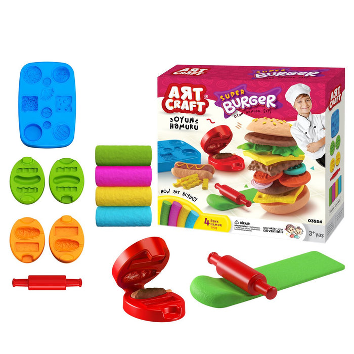 03554 HAMBURGER HAMUR SET 200GR - Toyz Show - 