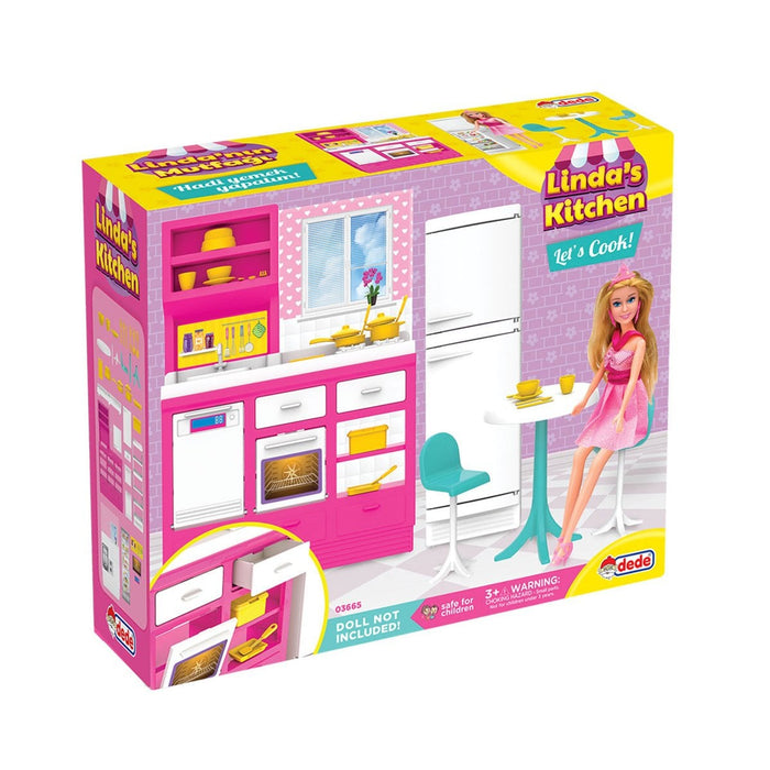 03665 Linda'nın Mutfağı Oyun Seti -Dede - Toyz Show - 