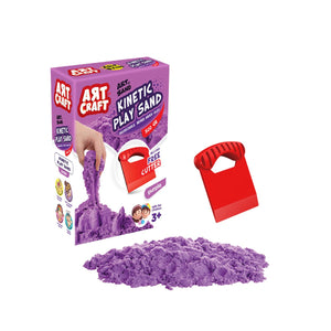 03689 Aksesuarlı Mor Kinetik Oyun Kumu 500 gr -Dede - Toyz Show