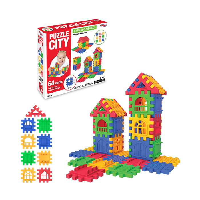 Puzzle City 64 Parça - Toyz Show - 