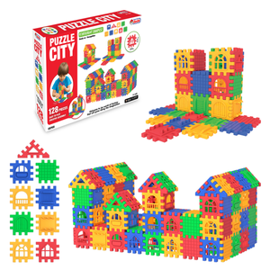 03703 Puzzle City 128 Parça -Dede - Toyz Show