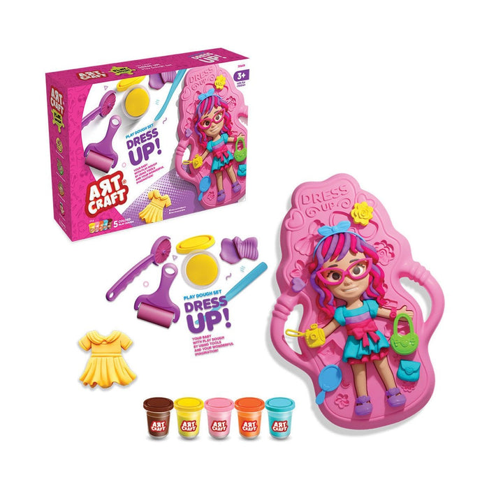 03943 Bebek Giydirme Hamur Seti 280 gr -Dede - Toyz Show - 
