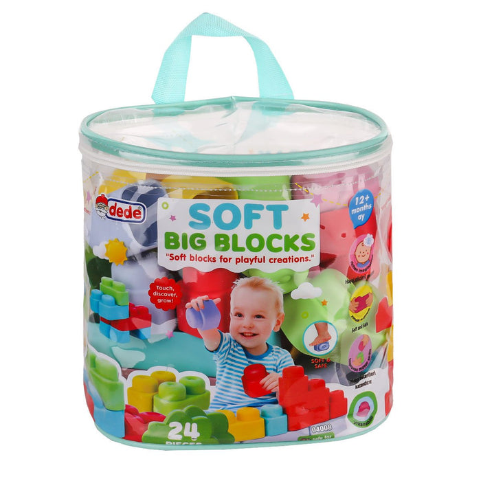 04008 Yumuşak Big Bloklar Çanta 24 Parça -Fentoys - Toyz Show - 