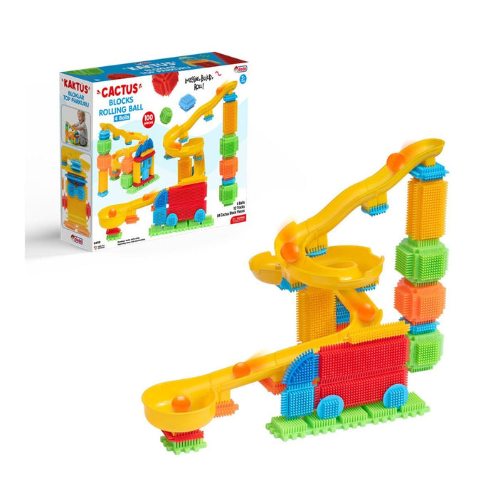 04119 KAKTÜS BLOKLAR TOP PARKURU 100 PARÇA - Toyz Show - 