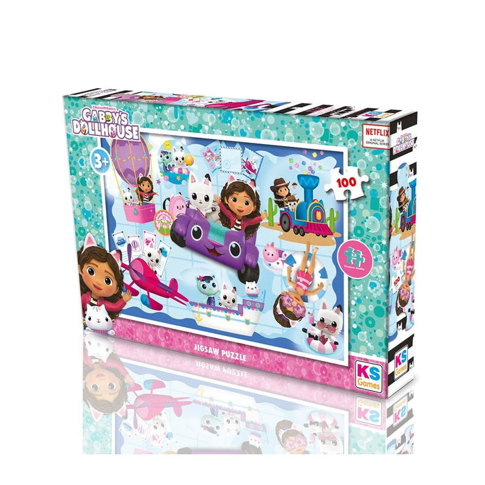 GB 714 GABBYS DOLLHOUSE PUZZLE 100 PRÇ - Toyz Show - 