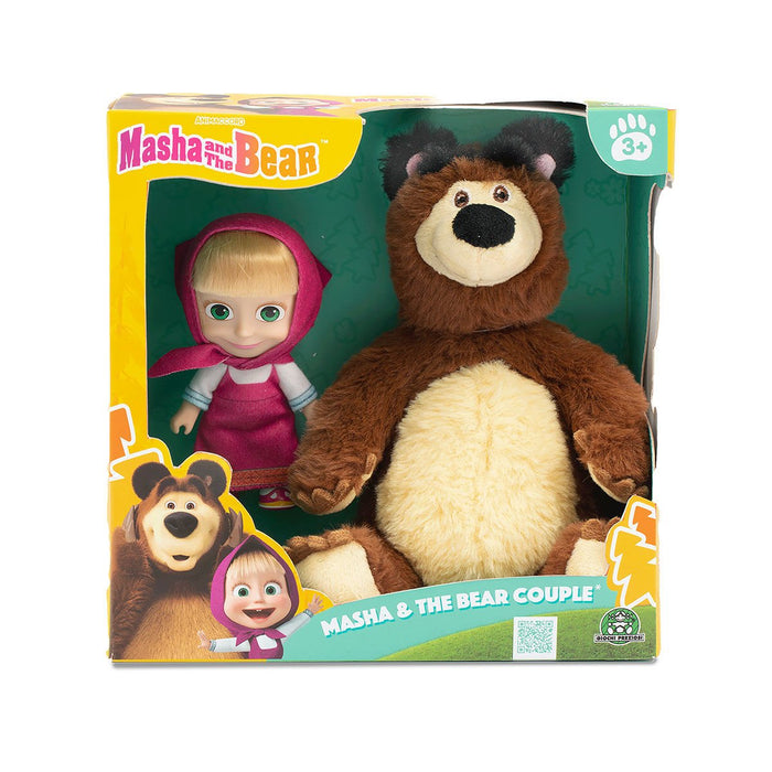 MHA21000 Maşa ve Koca Ayı 20 cm Koca Ayı ve 12 cm Maşa - Toyz Show - 