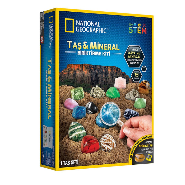 NAT03002 National Geographic Taş ve Mineral Biriktirme Kiti - RTNGRM15 +8 yaş - Toyz Show - 