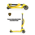 L5-2IN1-Y LAMBORGHINI LİSANSLI KATLANIR OTURAKLI IŞIKLI SCOOTER SARI - görsel 3
