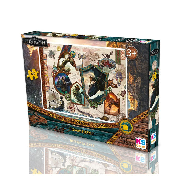 HD 113 HOW TO TRAİN YOUR DRAGON PUZZLE 200 PRÇ - Toyz Show - 