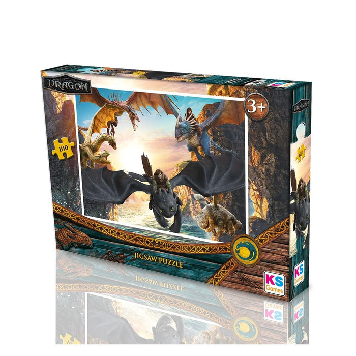 HD 714 HOW TO TRAIN YOUR DRAGON PUZZLE 100 PRÇ - Toyz Show - 