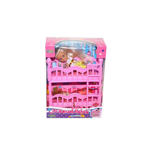 K899-17  2 Katlı Kutulu Ranzalı Bebek  Seti-Halit Can Oyuncak - Toyz Show
