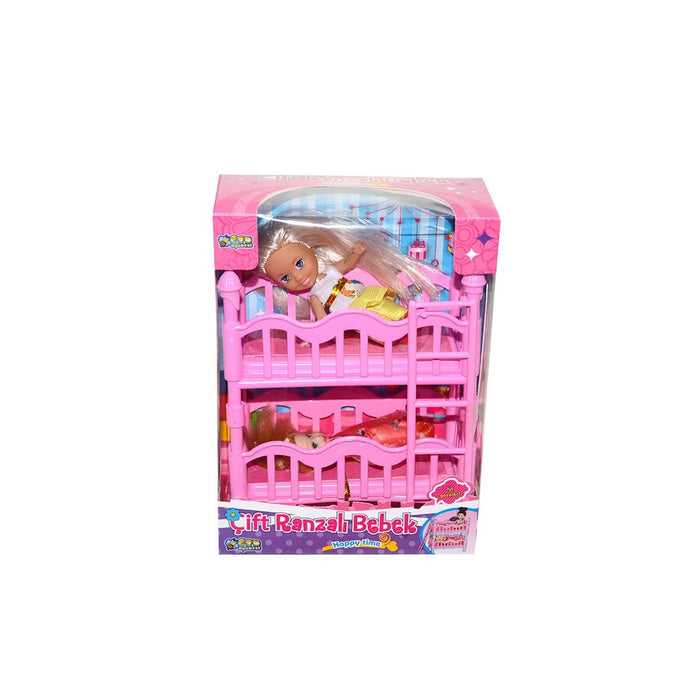 K899-17  2 Katlı Kutulu Ranzalı Bebek  Seti-Halit Can Oyuncak - Toyz Show - 