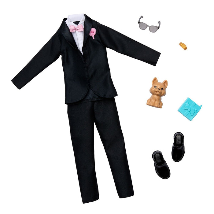 HWV77 Barbie + Ken Fashion - Damat Aksesuarları (Bebekler ürüne dahil değildir.) - Toyz Show - 