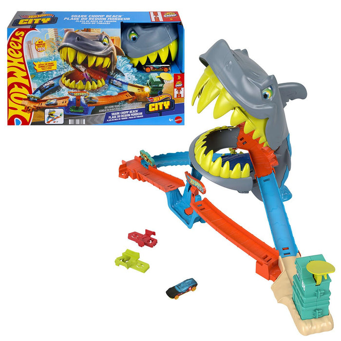JHL96 Hot Wheels City Köpekbalığı Sahil Savaşı Oyun Seti - Toyz Show - 