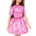 JJN62 Barbie Fashionistas - Damla Desenli Elbise - görsel 3