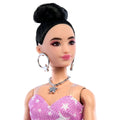 JJN71 Barbie DELUXE STYLE - Yıldız Desenli Elbise - görsel 3