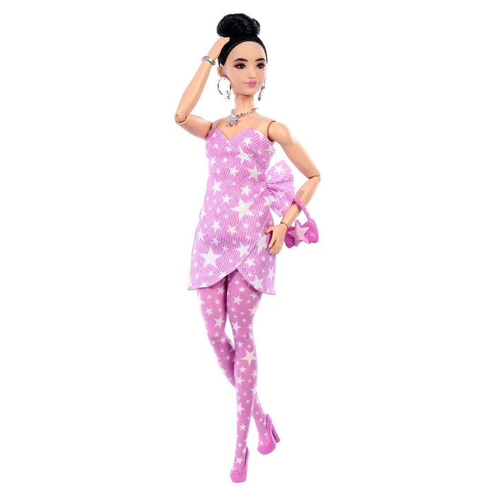 JJN71 Barbie DELUXE STYLE - Yıldız Desenli Elbise - Toyz Show - 