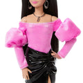 JJN76 Barbie DELUXE STYLE - Siyah Metalik Elbise - görsel 4