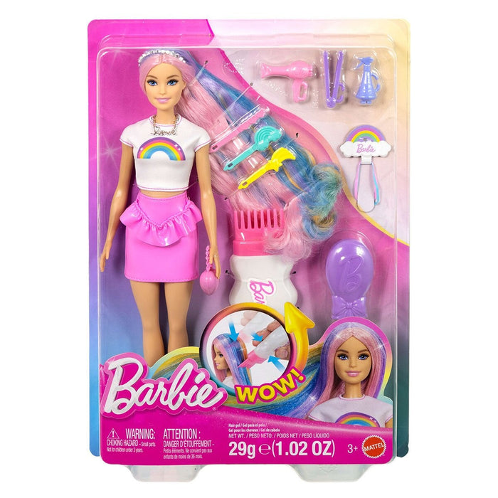 JJP07 Barbie Gökkuşağı Saçlar Sarı Saçlı Bebek - Toyz Show - 
