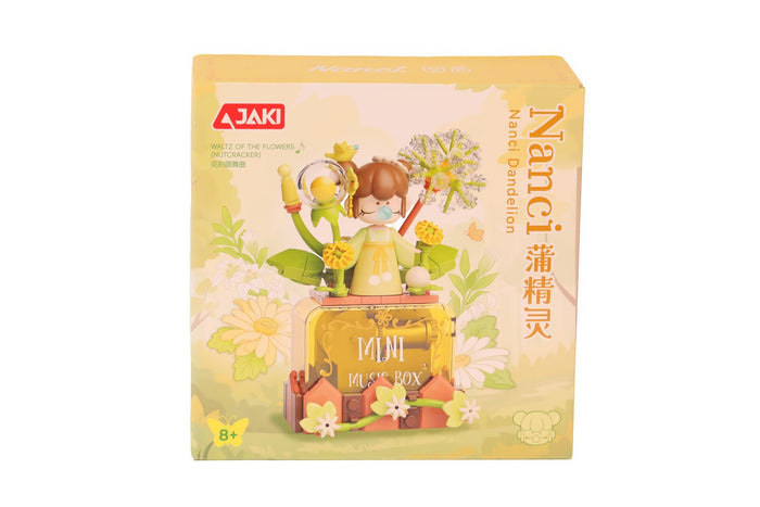 HK113 JAKİ KARAHİNDİBA MÜZİK KUTUSU 144 PARÇA BLOCK OYUNCAK - Toyz Show - 