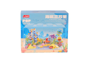 JK8311 JAKİ AKVARYUM 597 PARÇA BLOCK OYUNCAK - Toyz Show