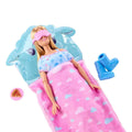 JMR88 Barbie Sleepover Reveal - Mavi Pijamalı - görsel 2