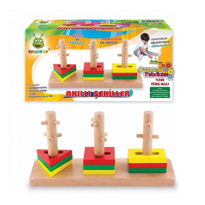 054KR Karsan Ahşap Akıllı Şekiller - Toyz Show - 