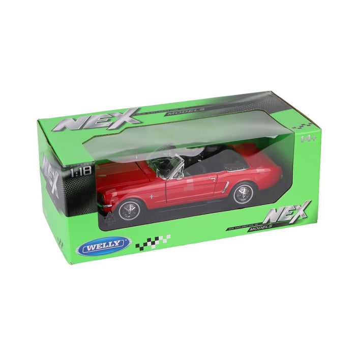 12519C WELLY 1 18 1964 1 2 FORD MUSTANG CO - Toyz Show - 