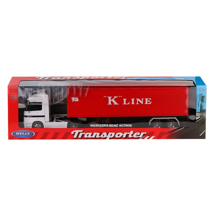32281KW Welly Mercedes Benz Tır 1:32 -Karsan Oyuncak - Toyz Show - 