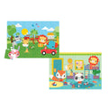 13406 KS Fisher-Price Baby Puzzle - Railway & Bedtime / 12+24 Parça Puzzle / +4 yaş - görsel 2