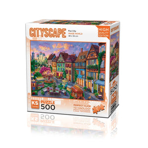 20047 Fun City 500 Parça Puzzle -KS - Toyz Show
