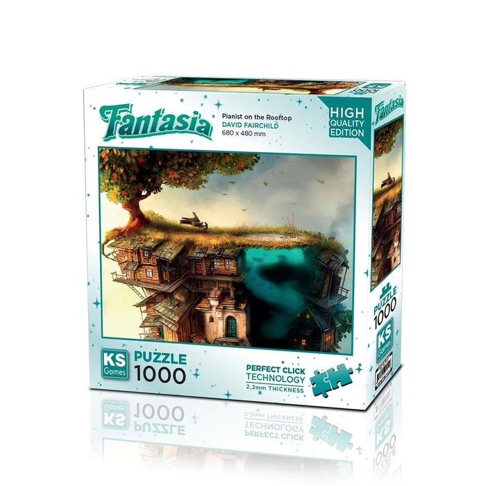 20777 PUZZLE 1000 PLANİST ON THE ROOFTOP - Toyz Show - 