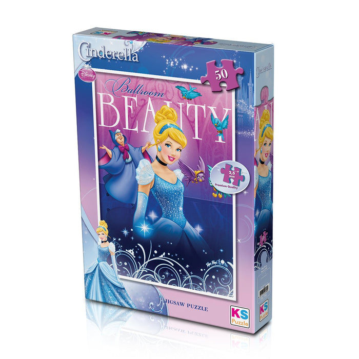 CRL709 KS, Cinderella  50 Parça Çocuk Puzzle - Toyz Show - 