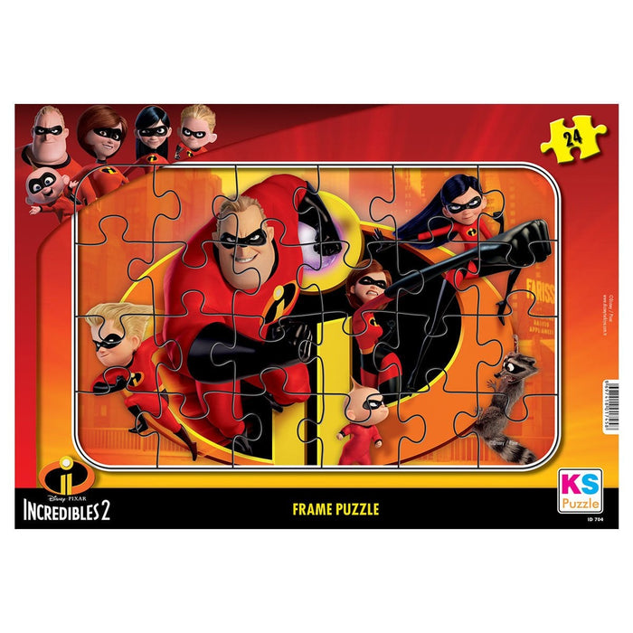 INC 704 Incredibles 2 Frame Puzzle 24 Parça - Toyz Show - 
