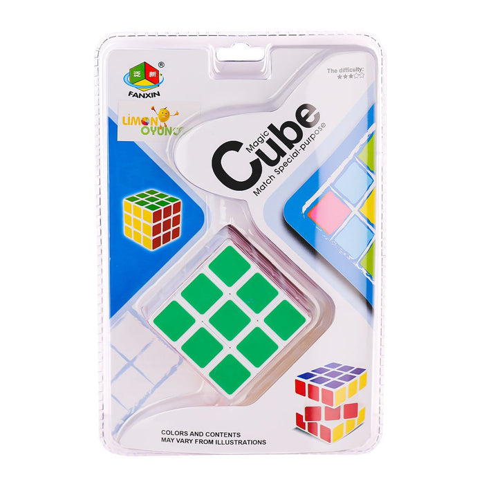 581-5-5D Magic Zeka Küpü 3x3x3 -Limon Oyuncak - Toyz Show - 