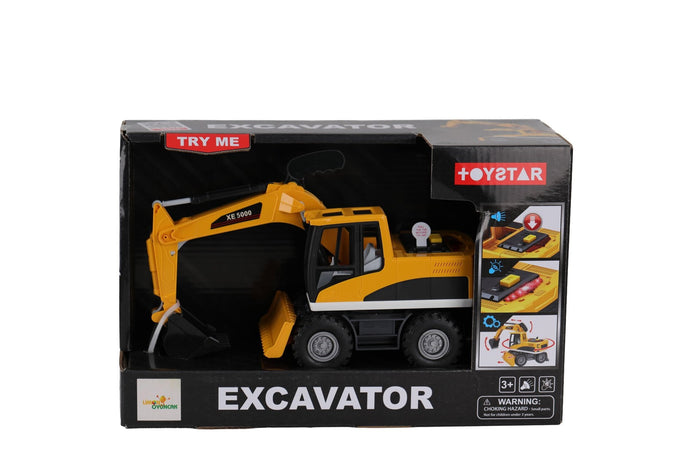 666-60R 1 14 PİLLİ IŞIKLI İŞ MAKİNESİ SETİ - Toyz Show - 